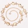 Bohemian Metal Shell & Pearl Starfish Waist Belt Accessory with Niche Design
