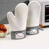 Silicone Non-slip Gloves High Temperature Resistant Microwave Oven Oven Gloves Kitchen Insulation Anti-scalding Baking Gloves