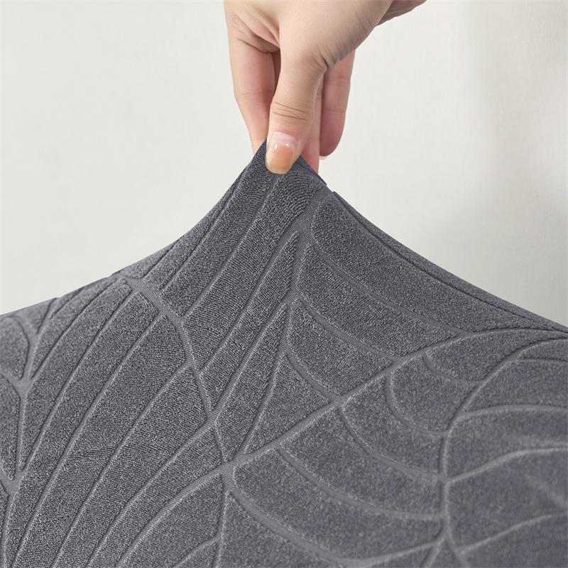 1pc/6pcs Jacquard Dining Chair Cover XL Size Elastic Chair Seat Slipcover Stretch Long Back Chair Case for Banquet Home Wedding