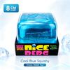 NeeDoh Niceberg 8CM Cube Stress Relief Sensory Toy Super Solid Squish Fidget Cube Cool Blue Relaxing Desk Toy Anxiety Relief Portable Gift for Kids