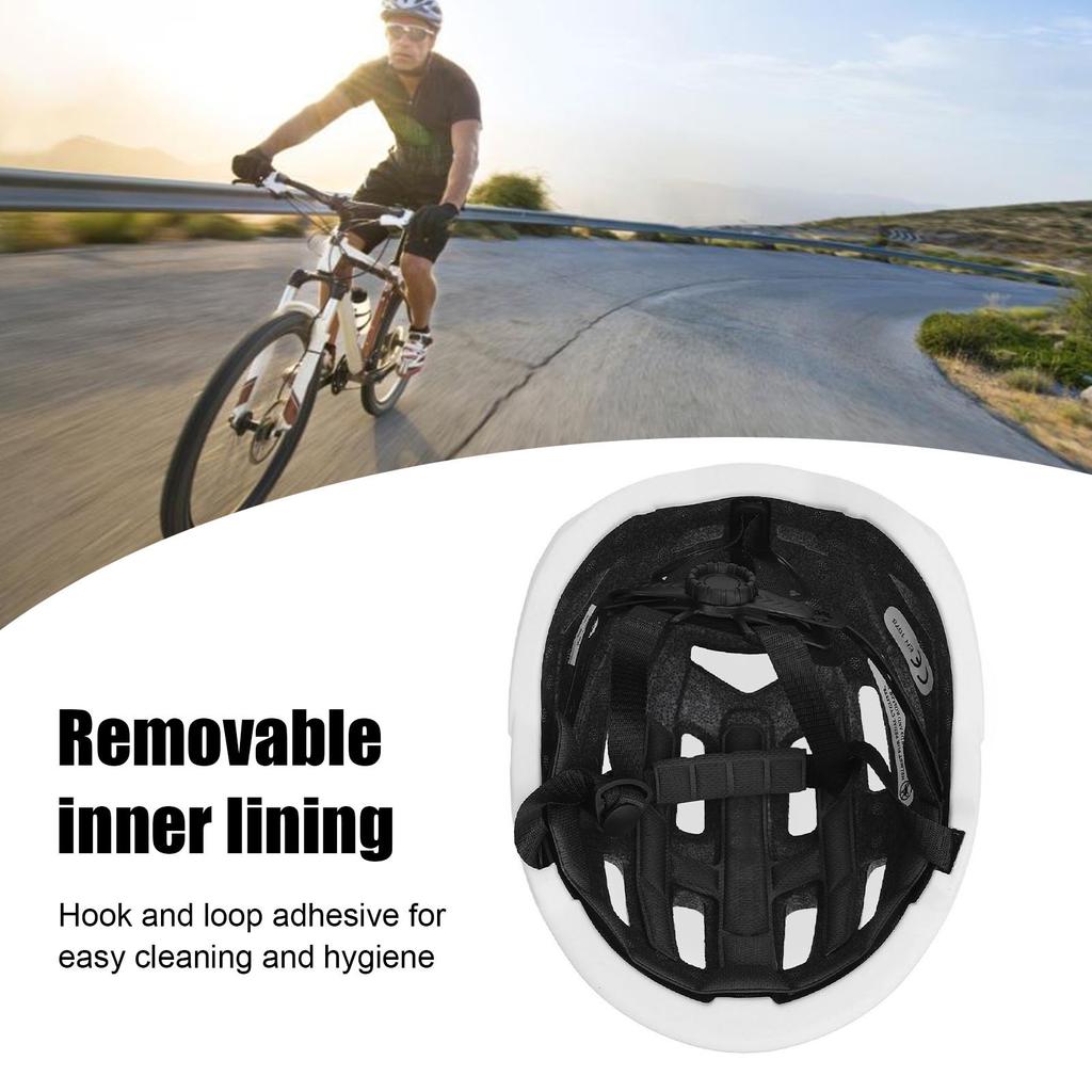 Bike Helmet for Adults Men Women PC Adjustable Breathable Lightweight Cycling Helmet for Mountain Road Bikes Cycling Helmet