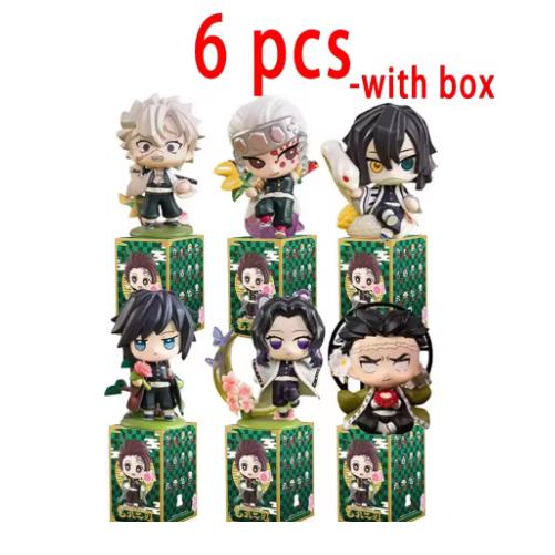 Hot MINISO Genuine Bushiroad Palverse D emon Slayer: Kimetsu No Yaiba Anime Model Blind Box Vol.1 Ornament Toy Present