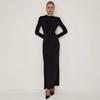 Women European Style Long Sleeve High Waist Slim Fit Long Mermaid Dress