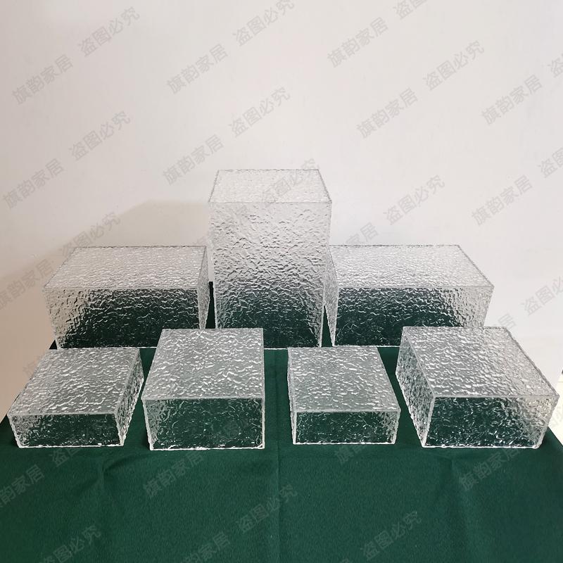 Acrylic Ripple Dessert Display Stand for Weddings and Buffets