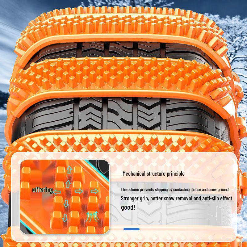 Thickened Widened Anti-Skid Winter Escape Chains for Cars