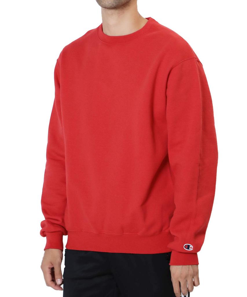 Sweatshirt XXL Red Sweat Top Brand Long Sleeve Crew Neck Plain One Point Fleece Lined Oversize Loose Big Silhouette Unisex Autumn Clothes Winter