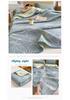 100% Cotton Summer Gauze Blanket - Lightweight, Three-Layer Design for Office, Nap, or Sofa
