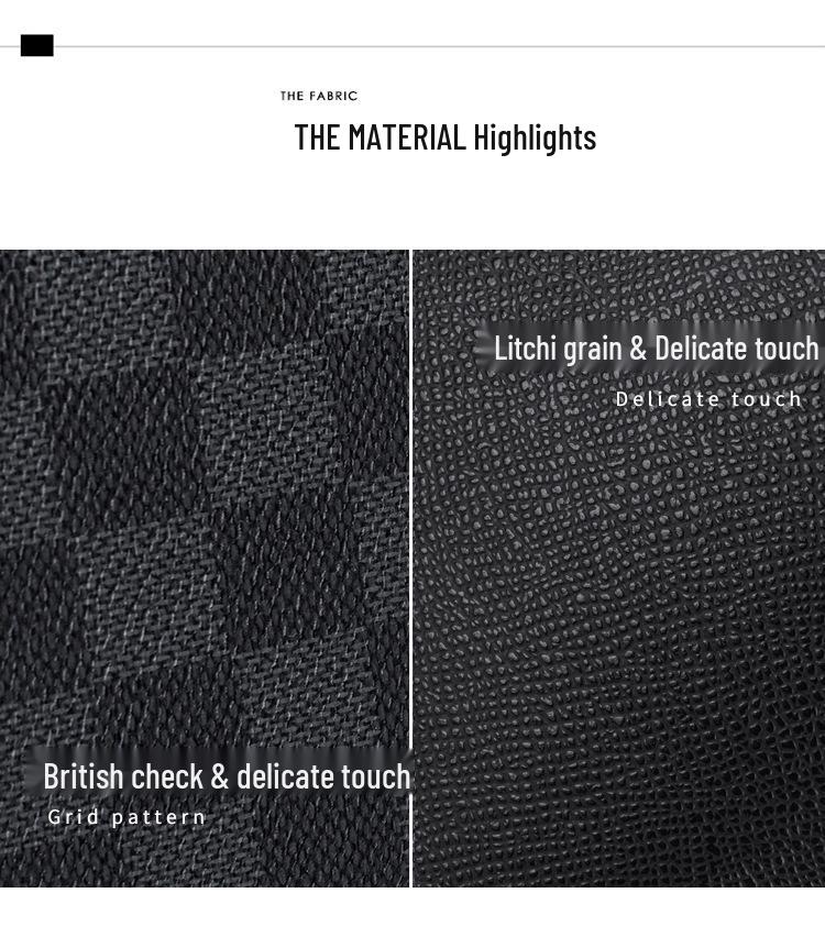 2024 Men's Business Briefcase: European & American Style, Large Capacity, Single Shoulder, Crossbody, Handheld Laptop Bag