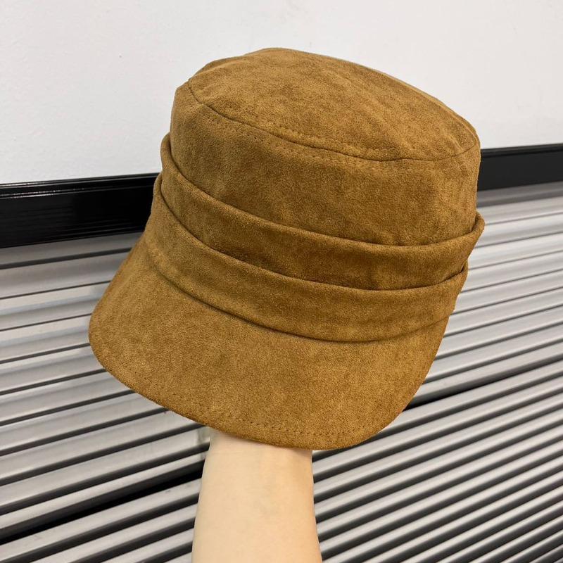 

Ретро кофейный берет женский новое лицо маленький универсальный шляпа-бутон большой обхват головы шляпа художника тренд коричневый