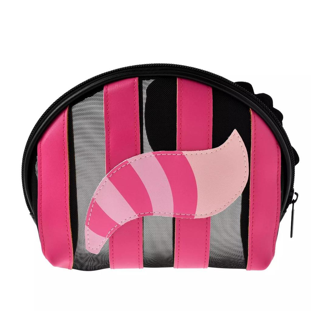 DISNEY Cheshire Cat Pouch Glow-in-the-Dark Mesh ( CHESHIRE CAT ) Japan NEW