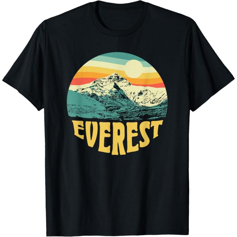 

Mount Everest Himalayan Landmark - Vintage 80s Graphic T-Shirt(1) XXXXXL чёрный