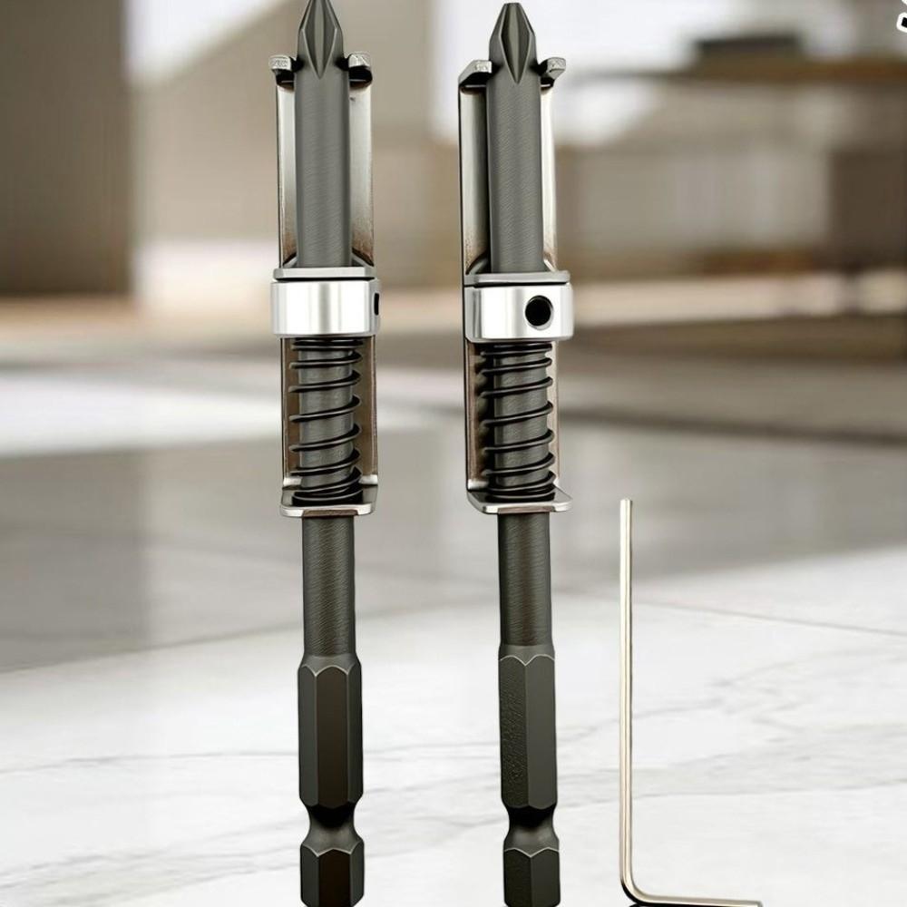 Anti-Drop Spring Screw Support Tip Quick Attachment Spring-Loaded Screw Holder For Mechanics