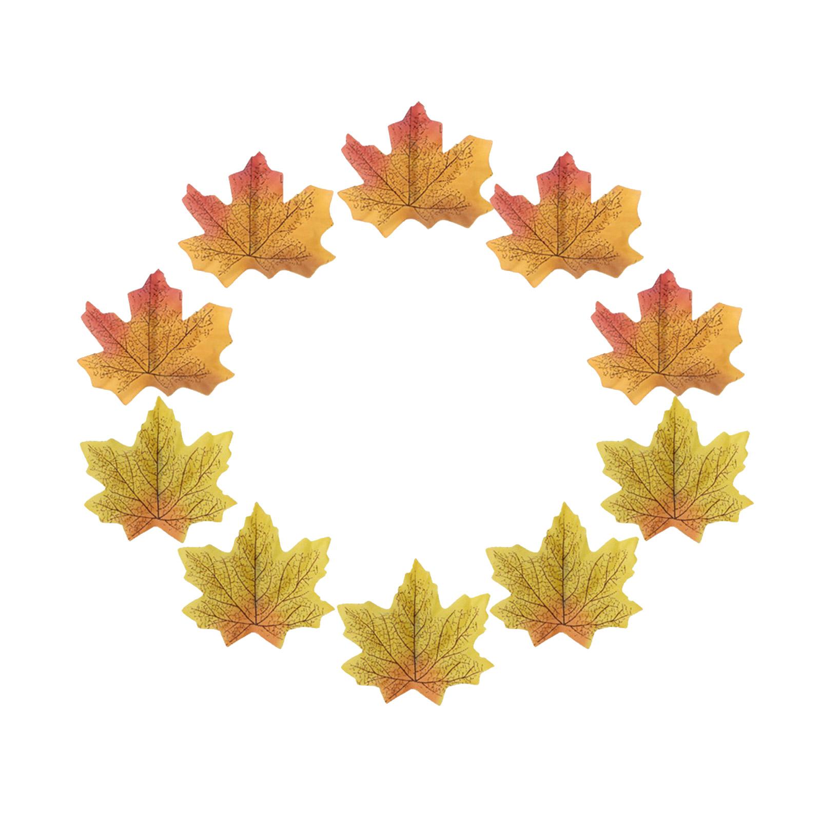 

Thanksgiving Festival Theme Hair Clip Set of 10 for Women Girl Nonslip Leaf Barrettes All Age Party Props Hair Ornament