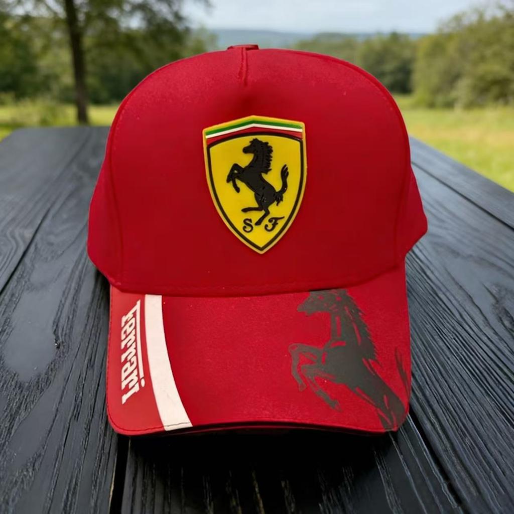 Outdoor Summer Sport Hat Baseball Cap Adjustable Casual Sunscreen Hats For Ferrari SJ F430 Stradale Roma 488 Portofino F8 Roma