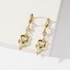 European and American Heart-to-heart Earrings Pendant Earrings for Women with Temperament