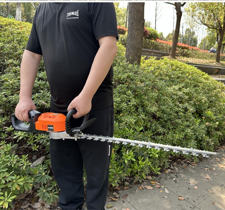 High-Power Lithium Battery Hedge and Branch Trimmer for Garden and Tea Picking