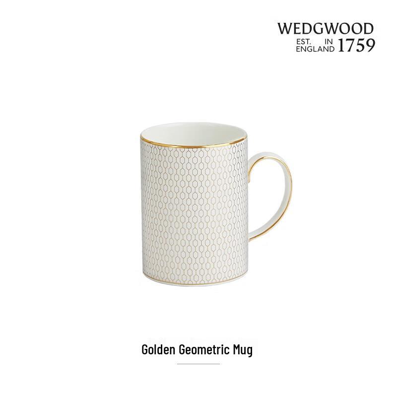Wedgwood Golden Geometric Mug