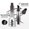 Boobeen Browfection Angled Brush & Dip, Waterproof Liquid Eyebrow Brush, Long-lasting Brow Pencil for Beginners, Easily Creates Realistic Brows
