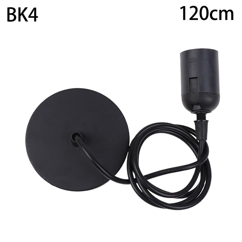 E27 Hängelampenfassung mit 0,5/0,8/1/1,2/1,5/2M Hängekabel Deckenlampensockel für Haushaltshänge-Pendelleuchte Kronleuchter