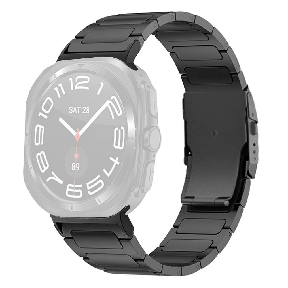 

Watch Strap for Samsung Galaxy Watch8 44mm/40mm/Watch8 Classic 46mm Titanium Alloy Band with Safety Buckle A