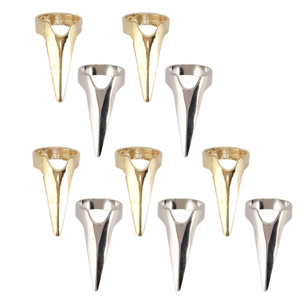 10PCS Hair Parting Ring Hair Selecting Tool for Halloween Cosplay Sectioning Hair Extensions