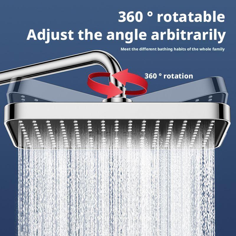Top Spray Pressurized Shower Shower Head Large Flow Shower Shower Top Spray Bathroom Large Shower Showerhead