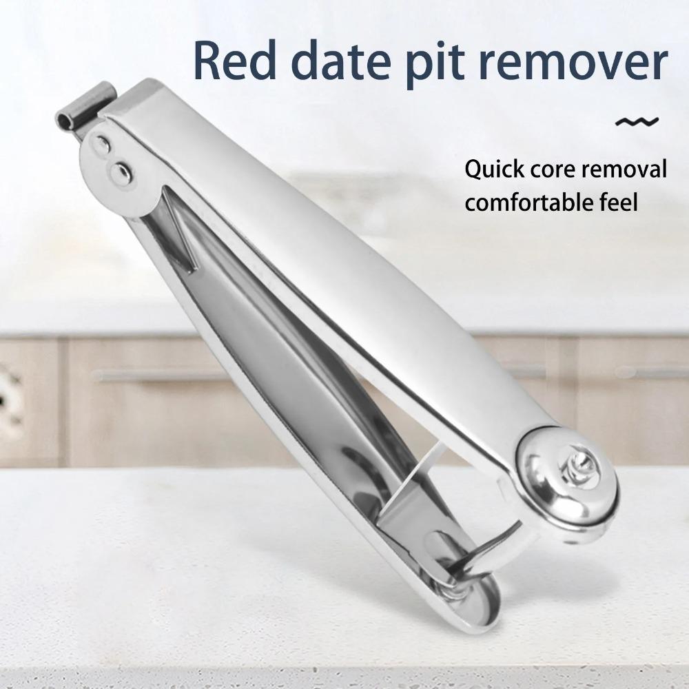 Upgrade Haushalt Verdickter Edelstahl Kernentferner 304 Edelstahl O Live Entkerner Werkzeug Pflaumenentkerner Küchenhelfer