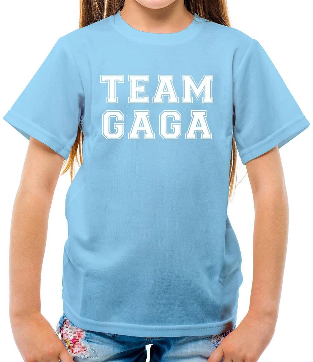 Team Gaga - Kids T-Shirt - Singer Song Love Lady Fan Tour Gig Lyrics 120