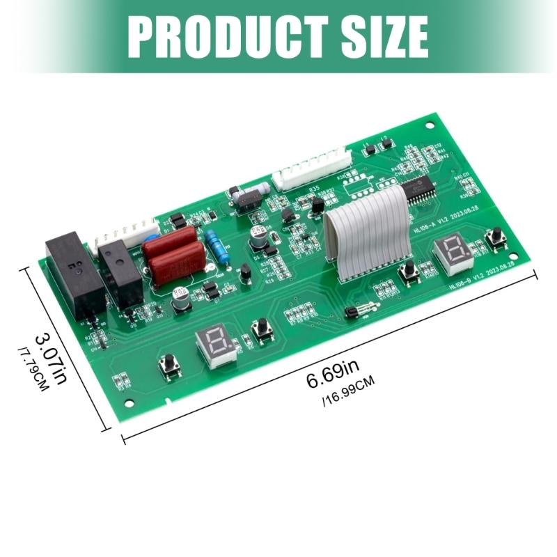 Praktische Kühlschrank-Leiterplatte Kühlschrank-Hauptplatine für den Heim- und Gewerbegebrauch Gewährleistung stabiler Leistungen