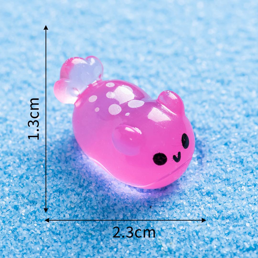 

Микро-пейзаж Морские животные Светящиеся в темноте Цветные морские слизни Украшения для аквариума своими руками Аксессуары для аквариума Luminous Colorful Sea Slug ярко-розовый