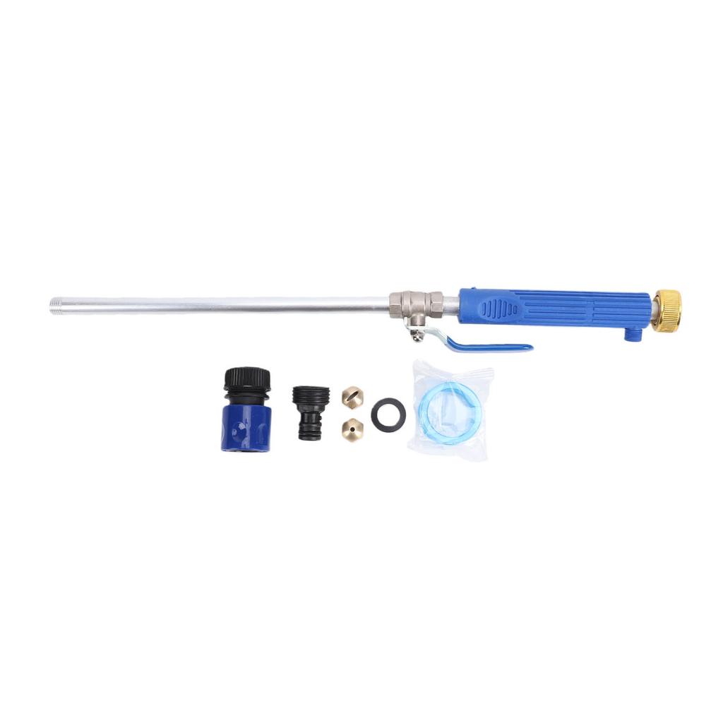 High Pressure Power Washer Wand with 2 Different Nozzles Quick Connectors Blue Watering Sprayer Cleaning Tool for Garden