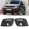 090E Foglight Frame Cover Bumper Foglight Grille Replacement Accessories for Berlingo Partner Front Bumper Foglight Grilles