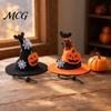 Medium-sized Pet Hat Halloween Dog Hat, Adjustable Cat Witch Pumpkin Bat Cobweb Small Costume for Medium Dogs Cats Holiday Photo Prop Accessory