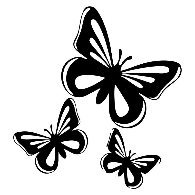 LYKX Car Stickers Butterfly Vinly Sticker for Auto Car Accessories Styling Butterfly Decals Car Decoration Accessories Decal