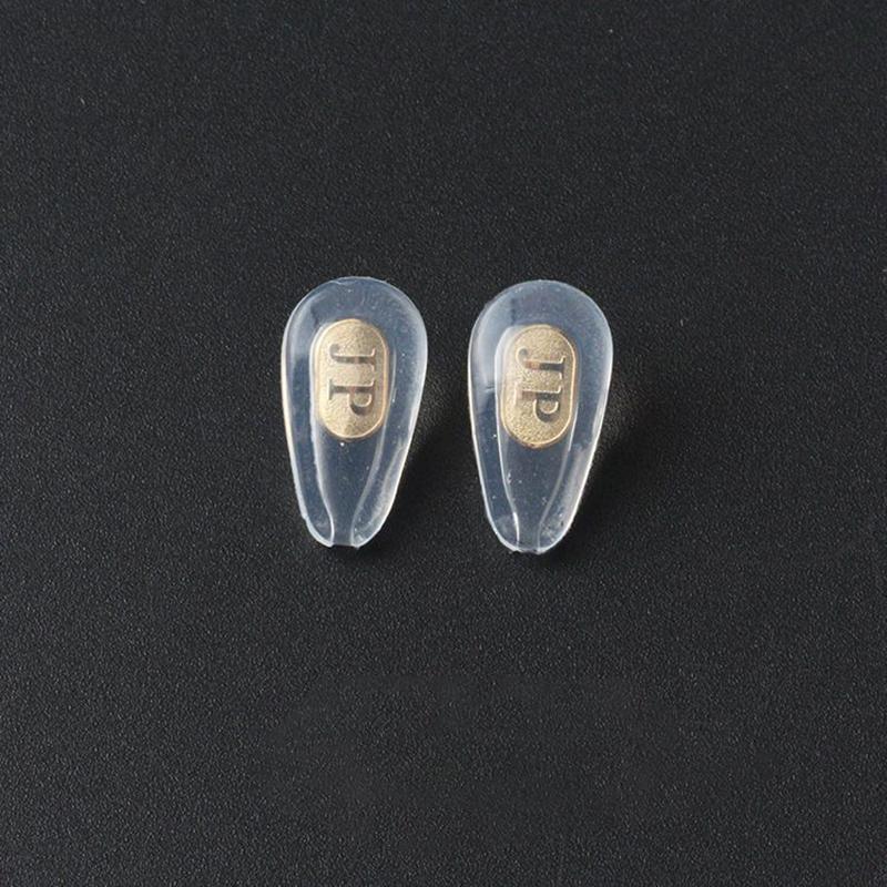 KAMMPT Common Oval Silicone Glasses Nose Pads Repairing Kit Metal Core Soft Screw-in Eyeglasses Nose Brackets Replacement Kits