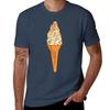 Sprinkle Ice Cream Pattern Black Tshirt Thanksgiving Casual Tee Tshirt