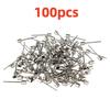 10/20/100Pcs Ball Air Needle Stainless Steel Pump Pin Basketball Inflating Pump Needle Football Inflatable Valve Adaptors Nozzle