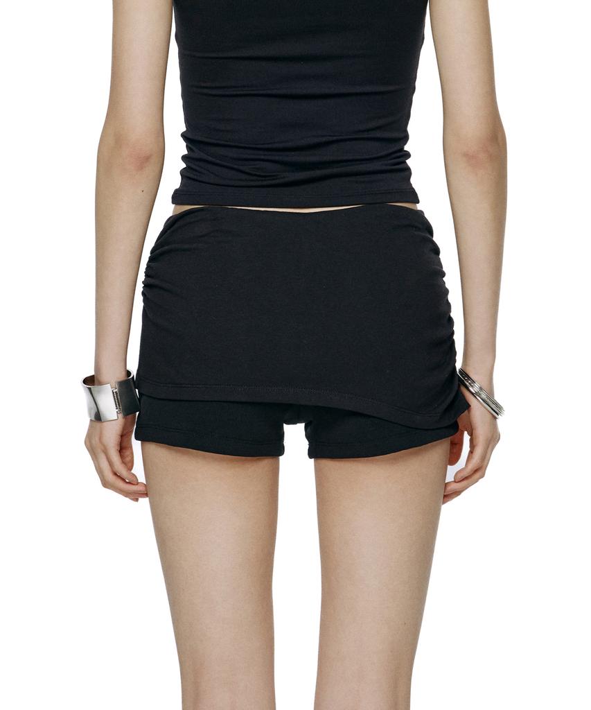 ROCKCAKE Waist Band Layer Shorts - Black