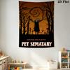 Pet Sematary Pattern Home Decor Tapestry, Wall Hanging, Decorative RV Wall Cloth.SGT0917189
