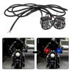 Motorcycle Mirror Lights,square 2led Flashers,pair Flashing Strobe For Motorcycle & Electric Bike Rearview Mirror,safety Wa S6p5