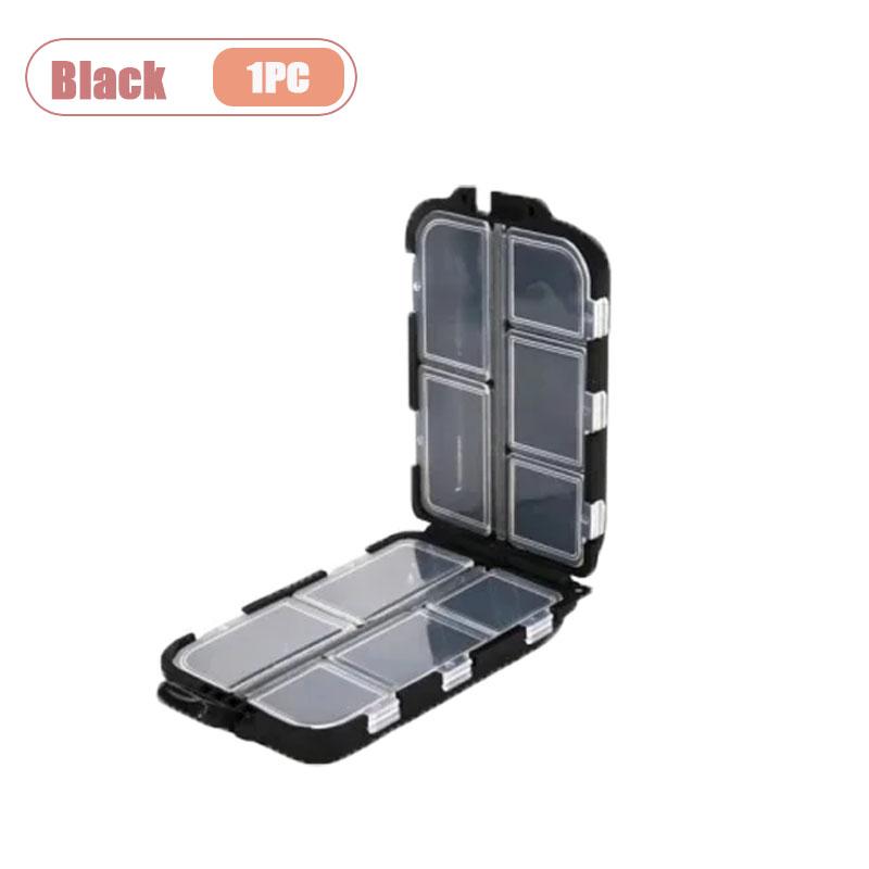 1-10PCS Dual-Sided Fishing Tackle Box Compartment Portable Bait and Hook Organizer Dividers for Lures Sinkers and Swivels