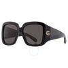 Gucci Grey Ladies Square Sunglasses Gg1402s 001 55