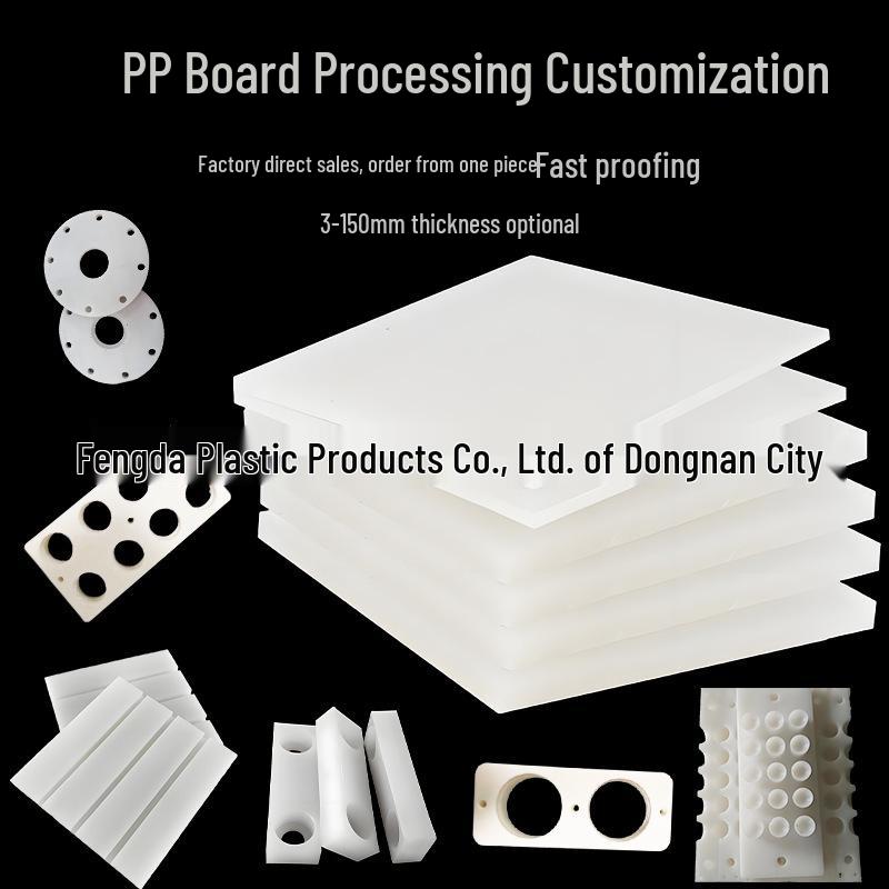 Food Grade Polypropylene Cutting Mat: White/Black/Blue Engraving Board Gray PP Sheet 3-100mm