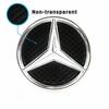 C200 E200 For Mercedes Benz Car Front Grill Logo Light mirror face LED Badge Emblem Luminous Decorative Light For Mercedes Benz