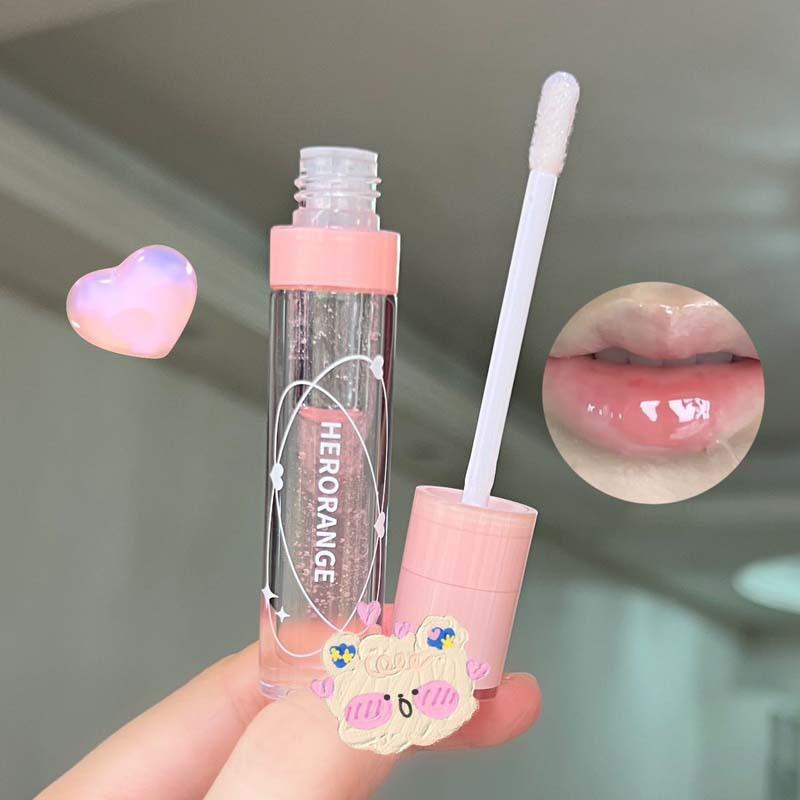 Transparent Lip Oil Moisturizing Mirror Lip Gloss Water Gloss Glass Lipgloss