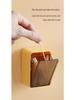 Wall-Mounted Flip-Top Toothpick Holder - Creative Plastic Design for Home and Restaurant