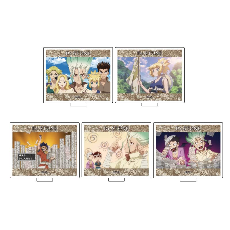 

Dr.STONE 06 Иллюстрация сцены Акриловая маленькая подставка Коробка из 5 шт.