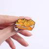 Hobby Dog Fried Chicken Nuggets Brooch - Cute Pet-Shaped Badge for Clothing & Bags