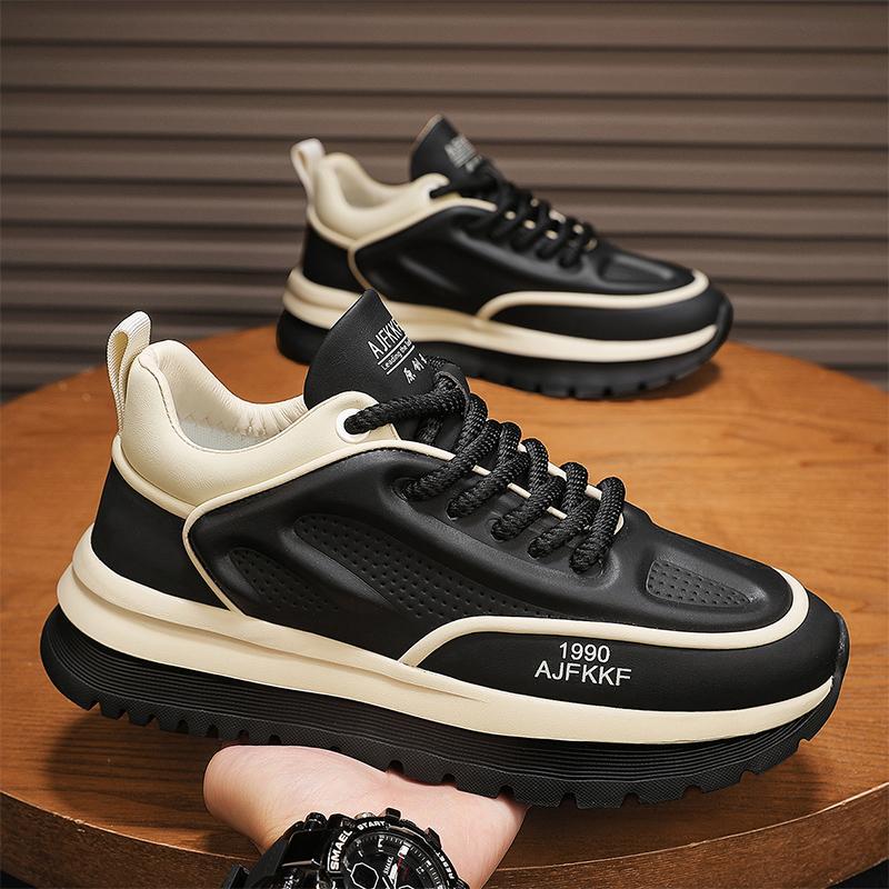 

European Station Men s Shoes Spring Trend Brand High Sense Versatile Casual Sports Thick Sole Height Increasing Men s Forrest Gump Daddy Trend Shoes 44