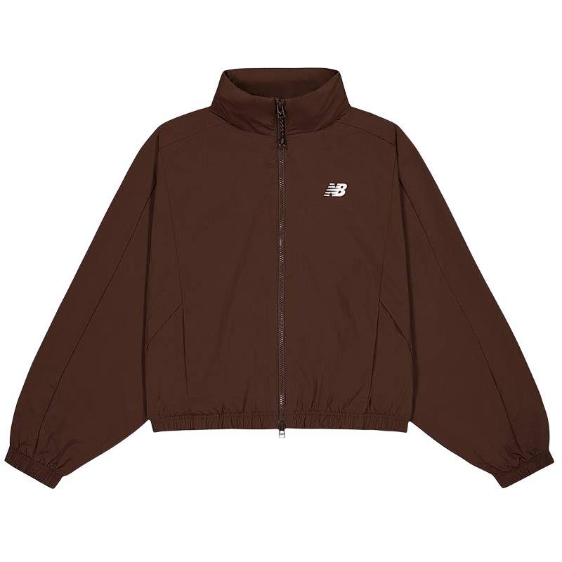 New Balance Jackets Women s Brown Stand Collar Moderate Other WJ613846-ABJ S